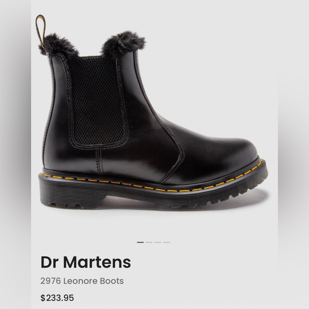 Dr. Martens Leonore fur Boots - Picture 2 of 9
